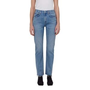 Cherie High Rise Straight Denim in Tone
